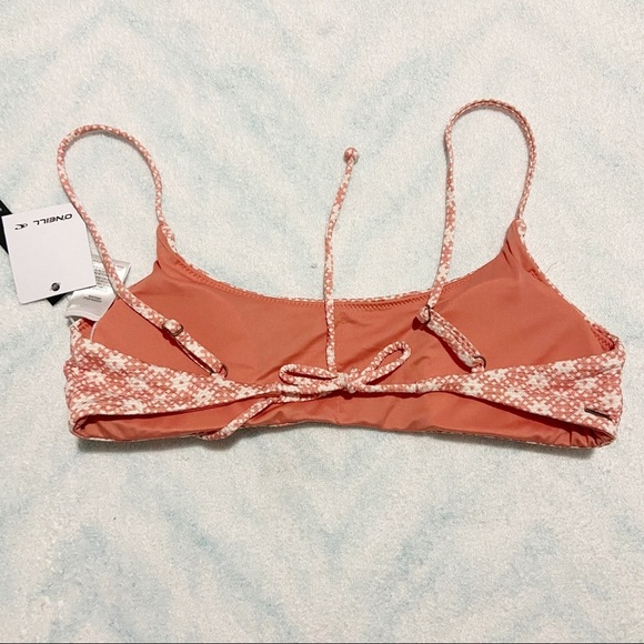 NEW O'Neill Check Plaid Surfside Bralette Bikini Top Size Large L - Picture 5 of 7